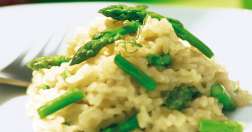 Risotto con espárragos