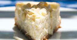 Cheesecake de chocolate blanco
