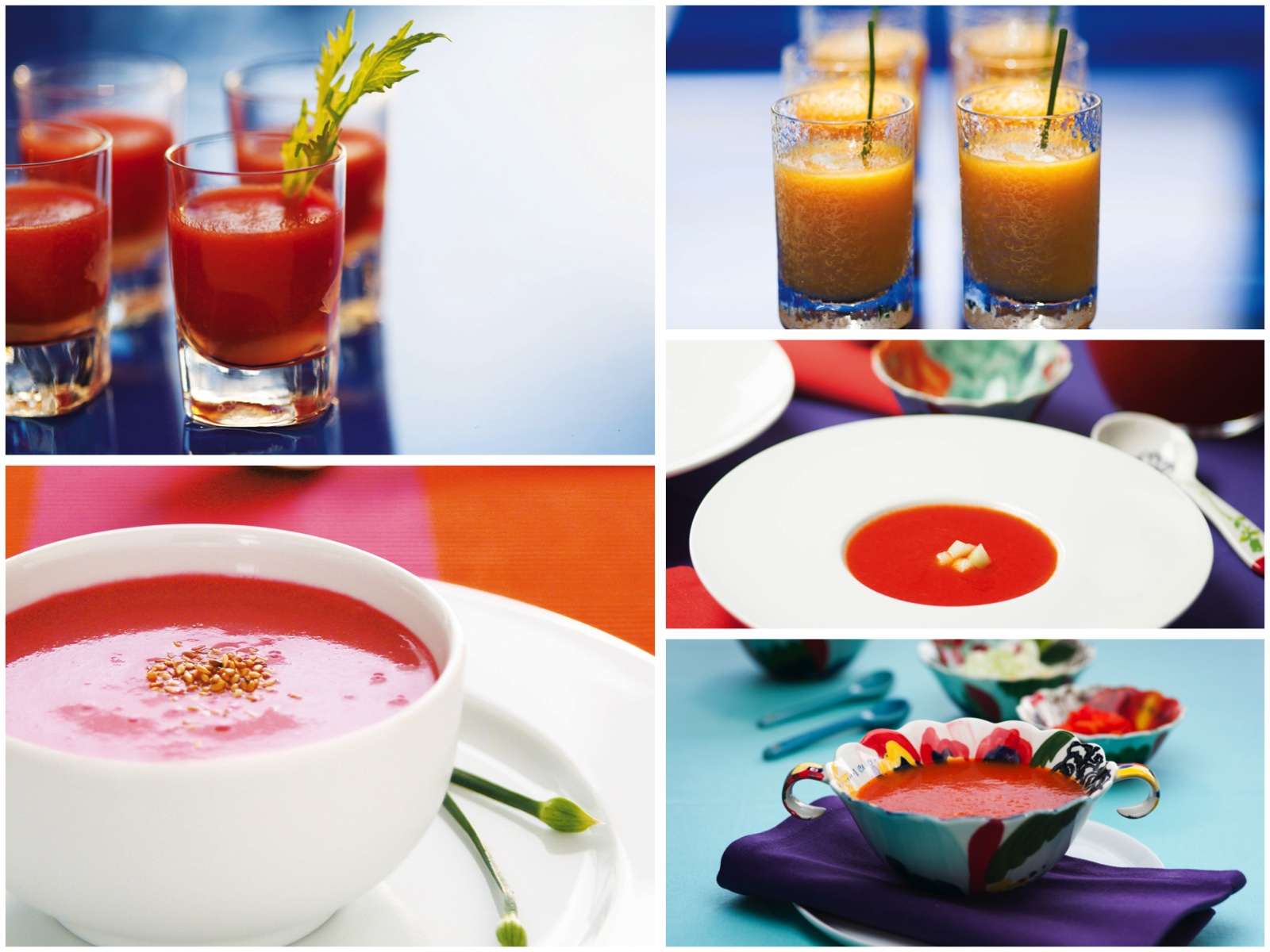 Refrescantes sopas frías