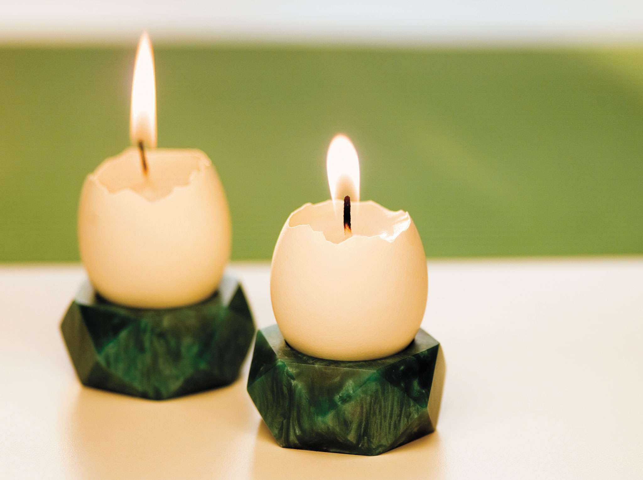Candelabros caseros