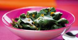 Espinacas con naranja