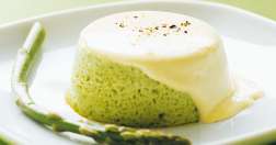 Flan de espárragos