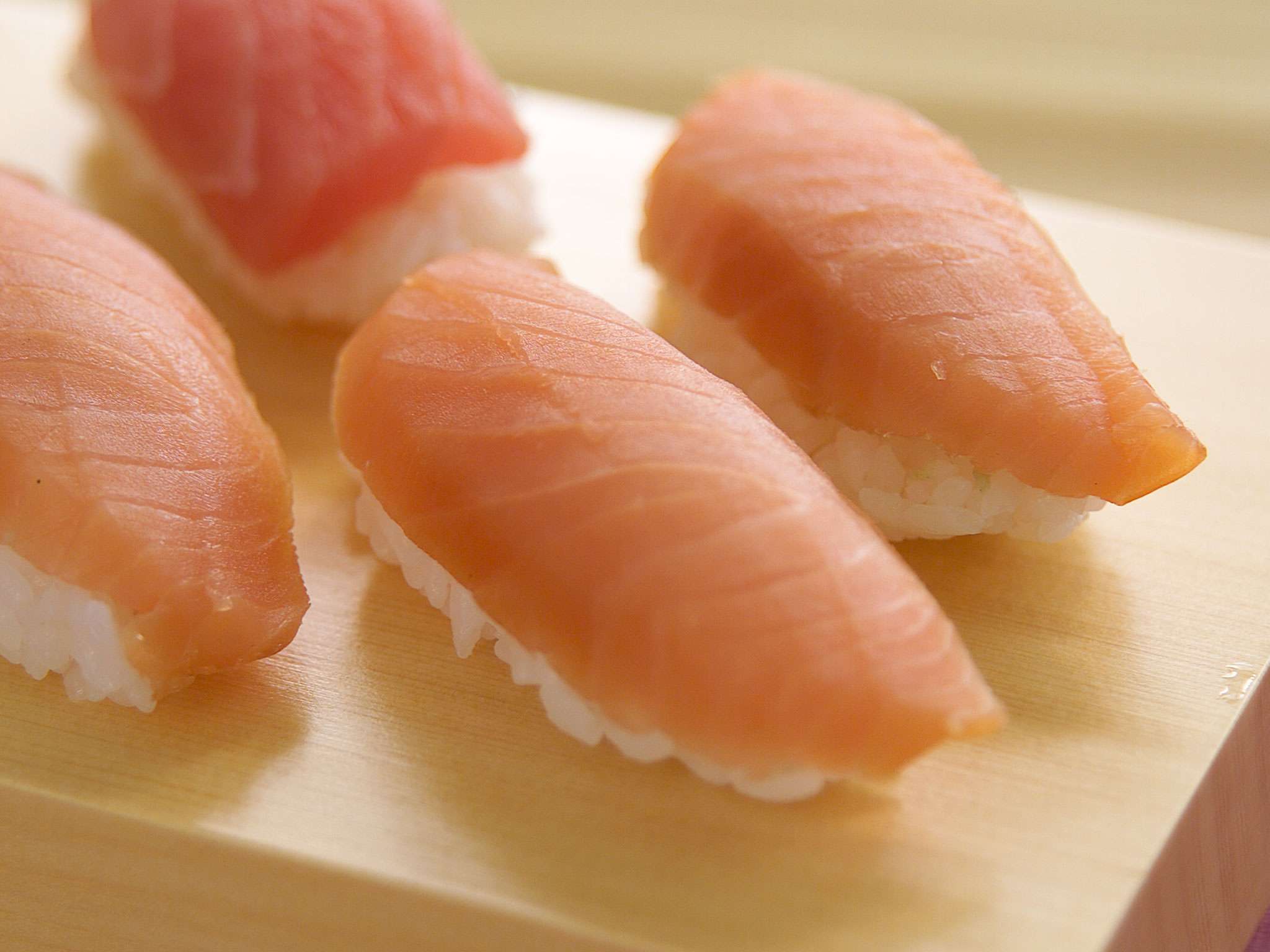 El arroz para los nigiri y los rolls