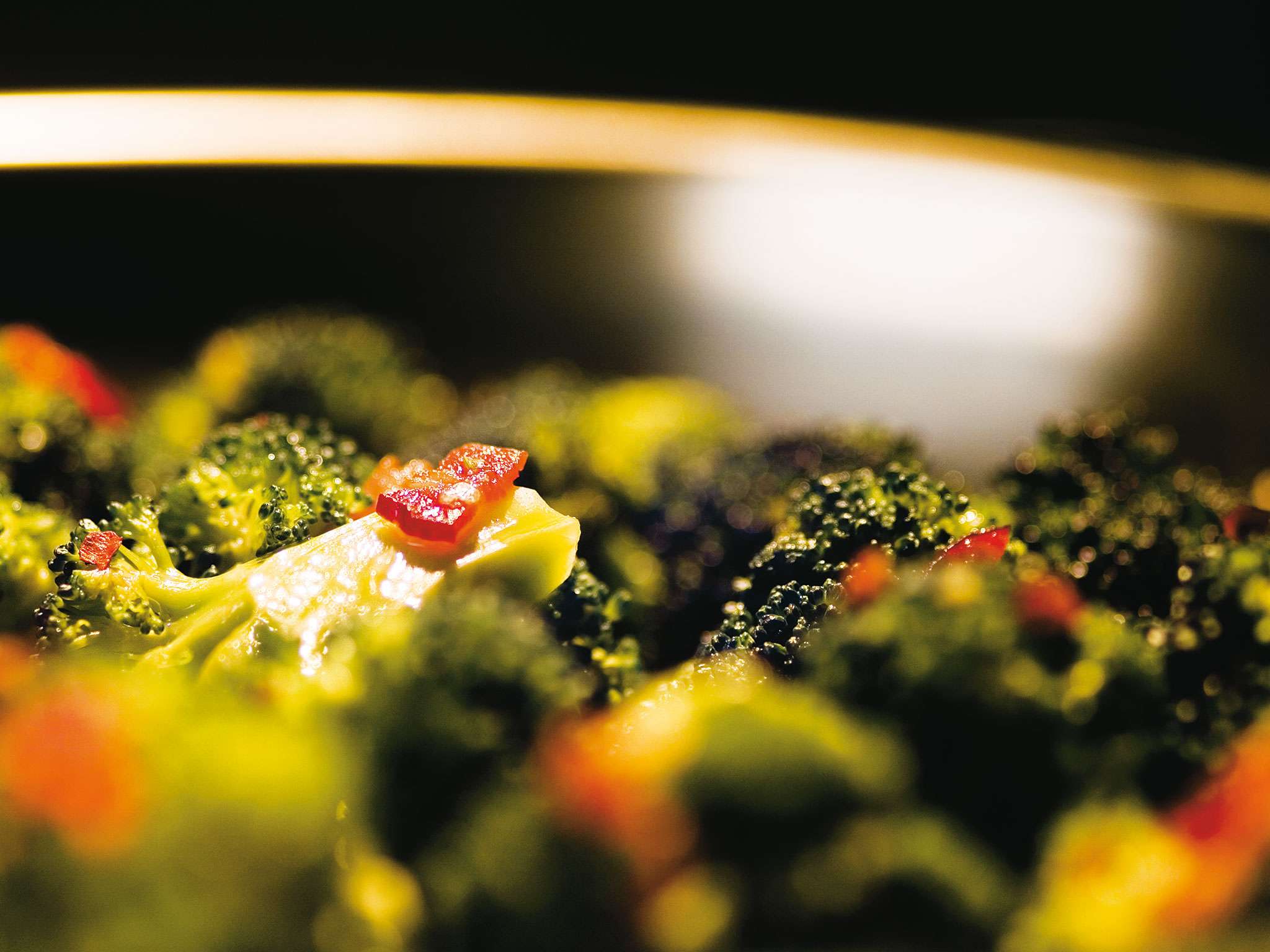 Brócoli con tocineta