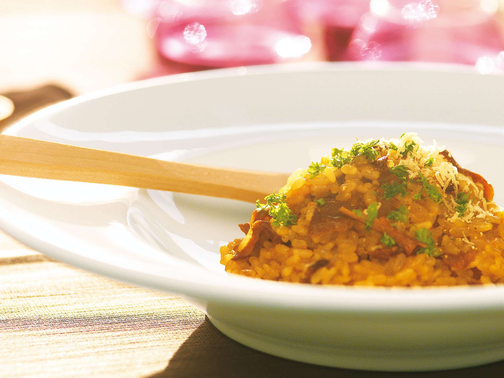 Risotto con hongos