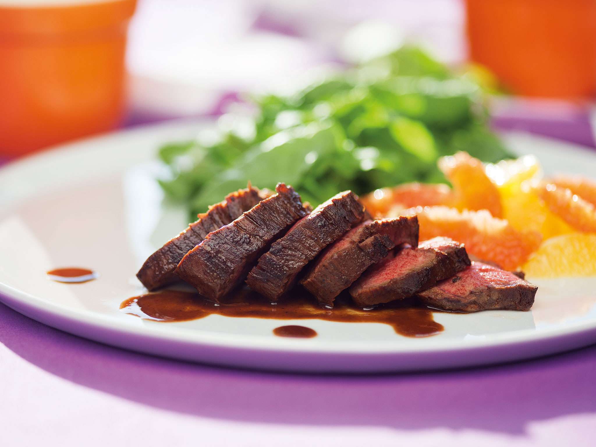 Lomito con naranja
