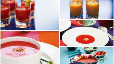 Refrescantes sopas frías